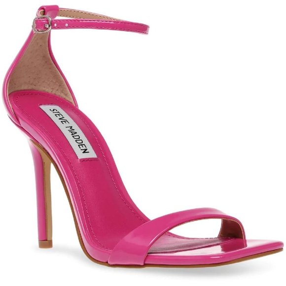 NIB Steve Madden Hot Pink Spree Sandals - Stiletto Heel - Picture 4 of 4